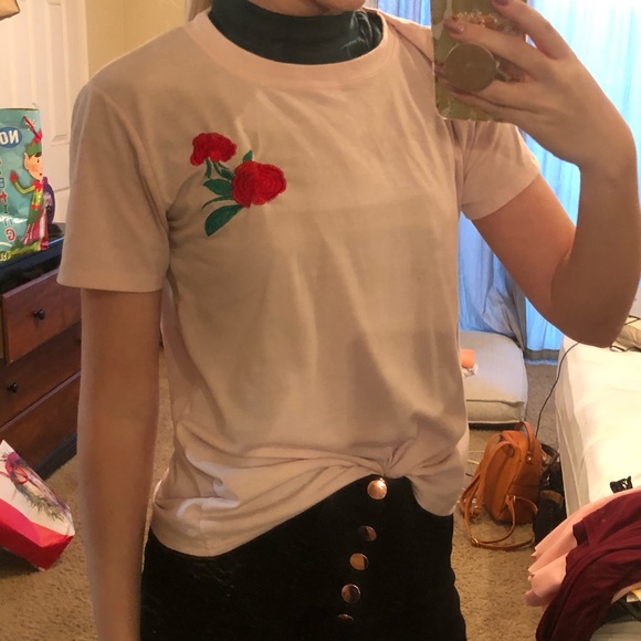 Rose Decal Top - Picture 1 of 4